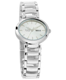 Titan Women's Watch Raga Collection Analog, Silver Dial Silver Stainless Strap, 2620SM01
