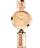 Titan Women's Watch Raga Viva Collection Analog, Rose Gold Dial Rose Gold Stainless Strap, 2622WM01