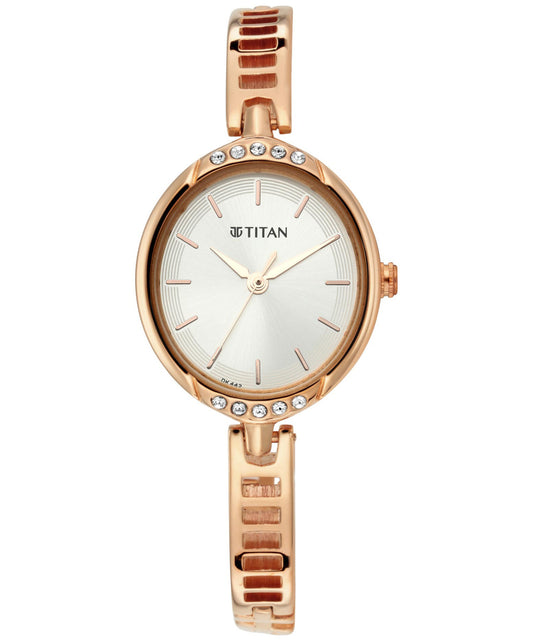 Titan, Women, Analog, Watch, Silver Dial, Stainless steel Strap, 2637WM01
