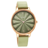 Titan TI-2648WL06 green dial women watch