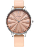 Titan, Women, Analog, Watch, Pink Dial, Leather Strap, 2648SL07