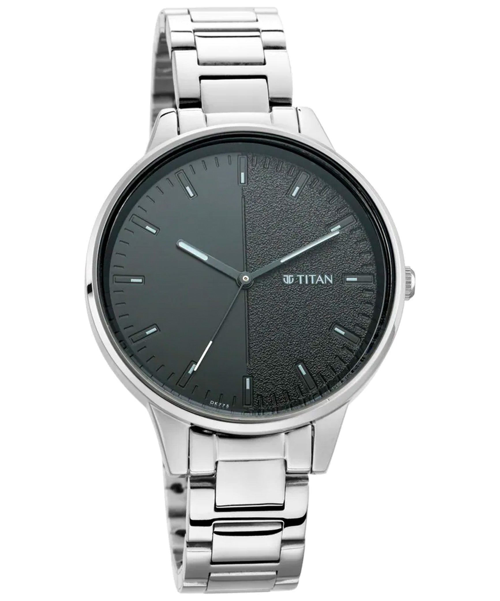 Titan, Women, Analog, Watch, Black Dial, Stainless steel Strap, 2648SM02