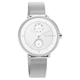 Titan, Women, Analog, Watch, White Dial, Stainless steel Strap, 2651SM03