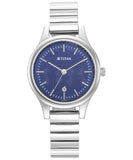 Titan, Women, Analog, Watch, Blue Dial, Stainless steel Strap, 2679SM01