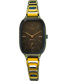 Titan Women's Watch Raga Chic Collection, Green Dial Green Metal Strap, 2687QM01