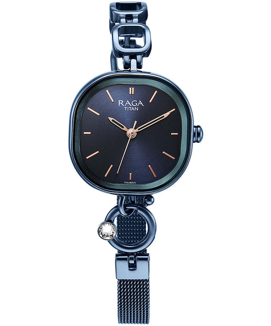 Titan, Women, Analog, Watch, Blue Dial, 2693QM01