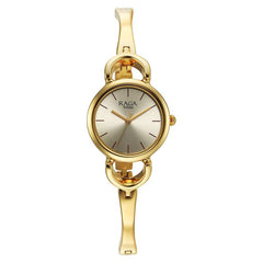 Titan Raga Analog Women's Watch, Champagne Dial with Metal Strap, 2724YM01