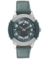 Fastrack Men's Dial It Up Collection Analog Watch, Green Dial & Green Leather Strap, 3223KL02