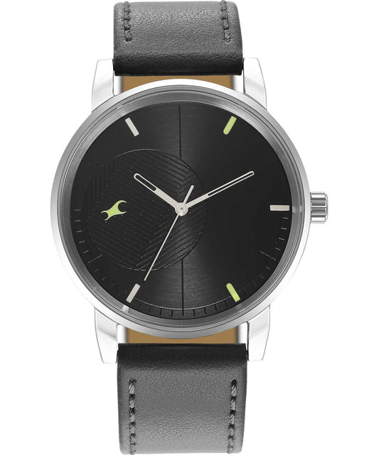 Fastrack, Men's, Analog Watch, Black Dial, with Leather Band, FA-3278SL01