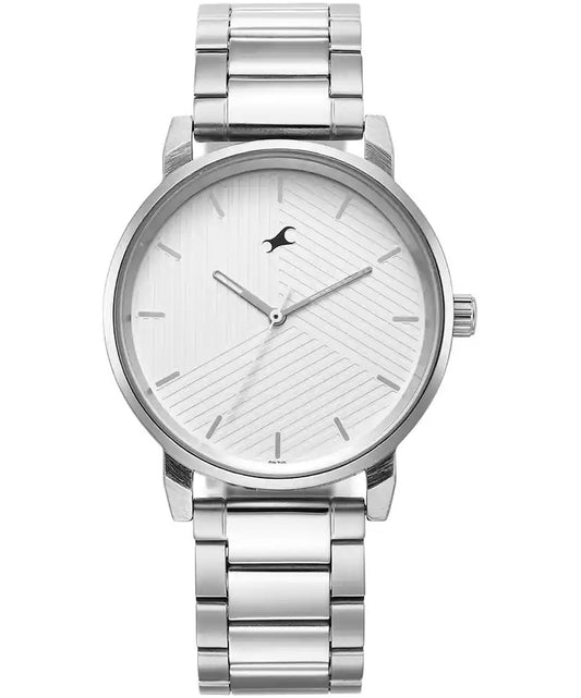 Fastrack, Men's, Analog Watch, Silver Dial, with Stainless Steel Band, FA-3278SM04