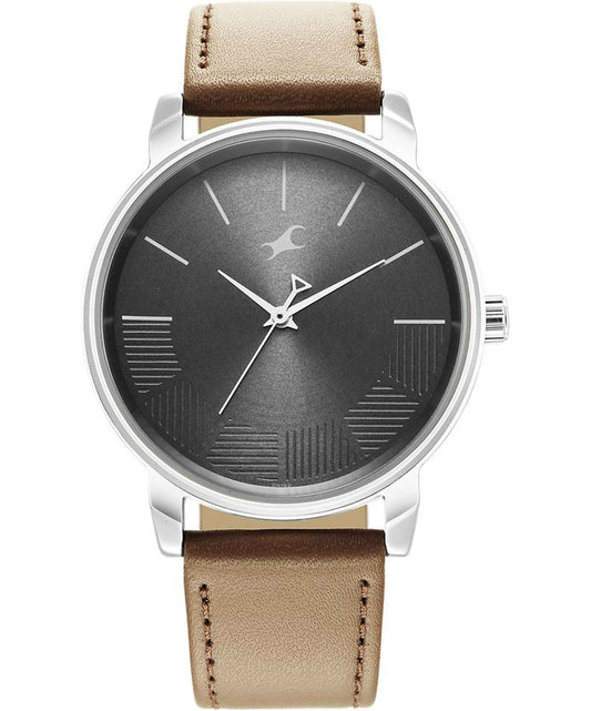 Fastrack, Men's, Analog Watch, Brown Dial, with Leather Band, FA-3291SL01