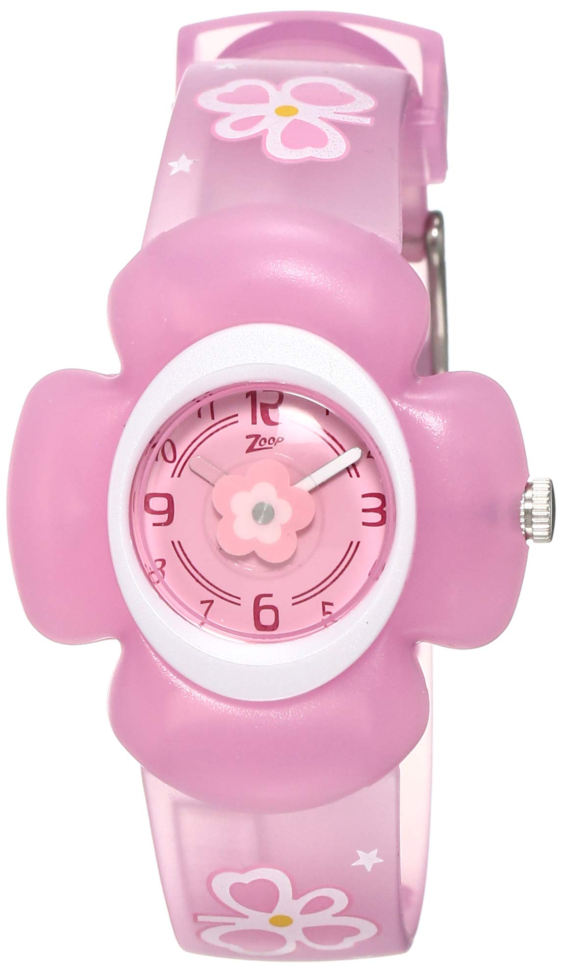 Zoop By Titan Kids’s Watch Zoop Collection Analog, Pink Dial Pink Plastic Band, 4008PP01