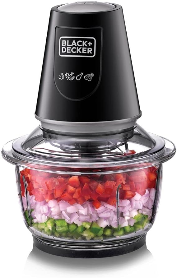 Black+Decker, 400W Multi-Function Vertical Glass Chopper BL-GC400