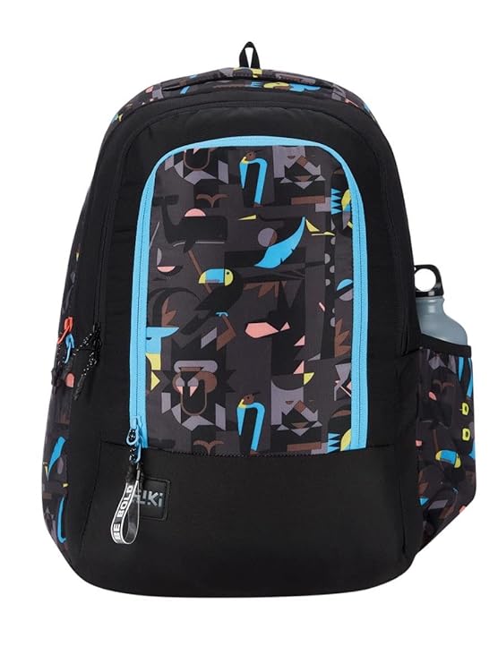 Wildcraft Wiki 2 Fauna Black 18.5" Backpack, WIKIFAUNABK