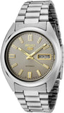 Seiko Men's Mechanical Watch, Automatic 21 Jewels Grey Dial Silver Stainless Band, SNXS75K