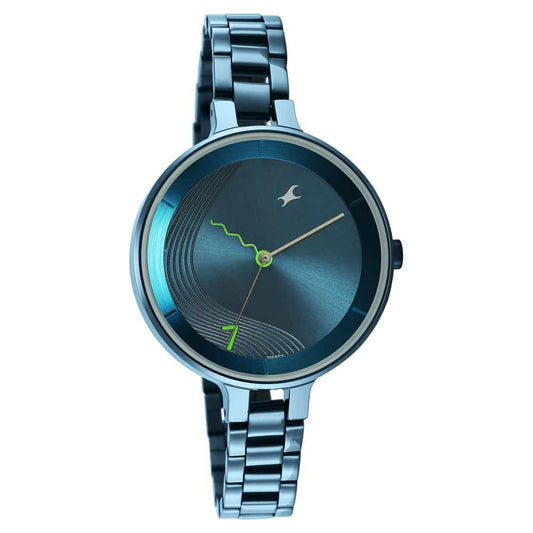 Fastrack, Men's, Analog Watch, Blue Dial, with Stainless Steel Band, FA-6265QM01