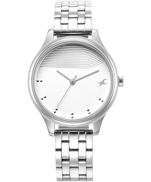 Fastrack, Men's, Analog Watch, Silver Dial, with Stainless Steel Band, FA-6280SM01