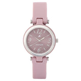 Fastrack 68015PP03 Women's Analog Watch, Pink Dial Pink Silicone Strap, 68015PP03