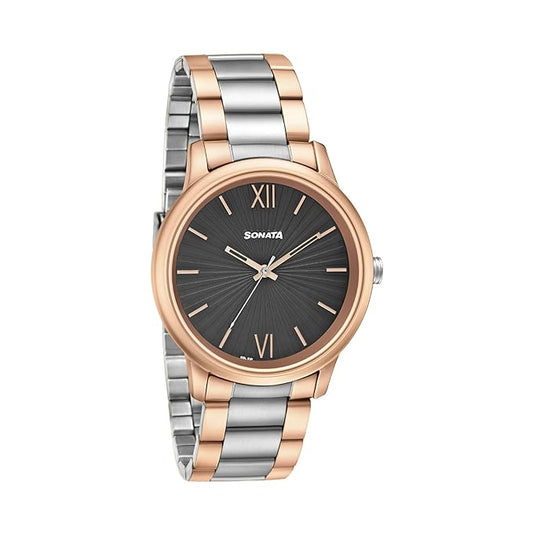 Sonata, Men, Analog, Watch, Grey Dial, 7134KM01