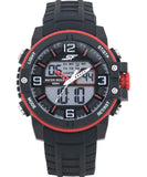 Sonata SO-77099PP01 black dial men watch