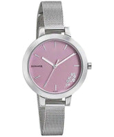 Lavie SO-8141SM12 silver dial women watch