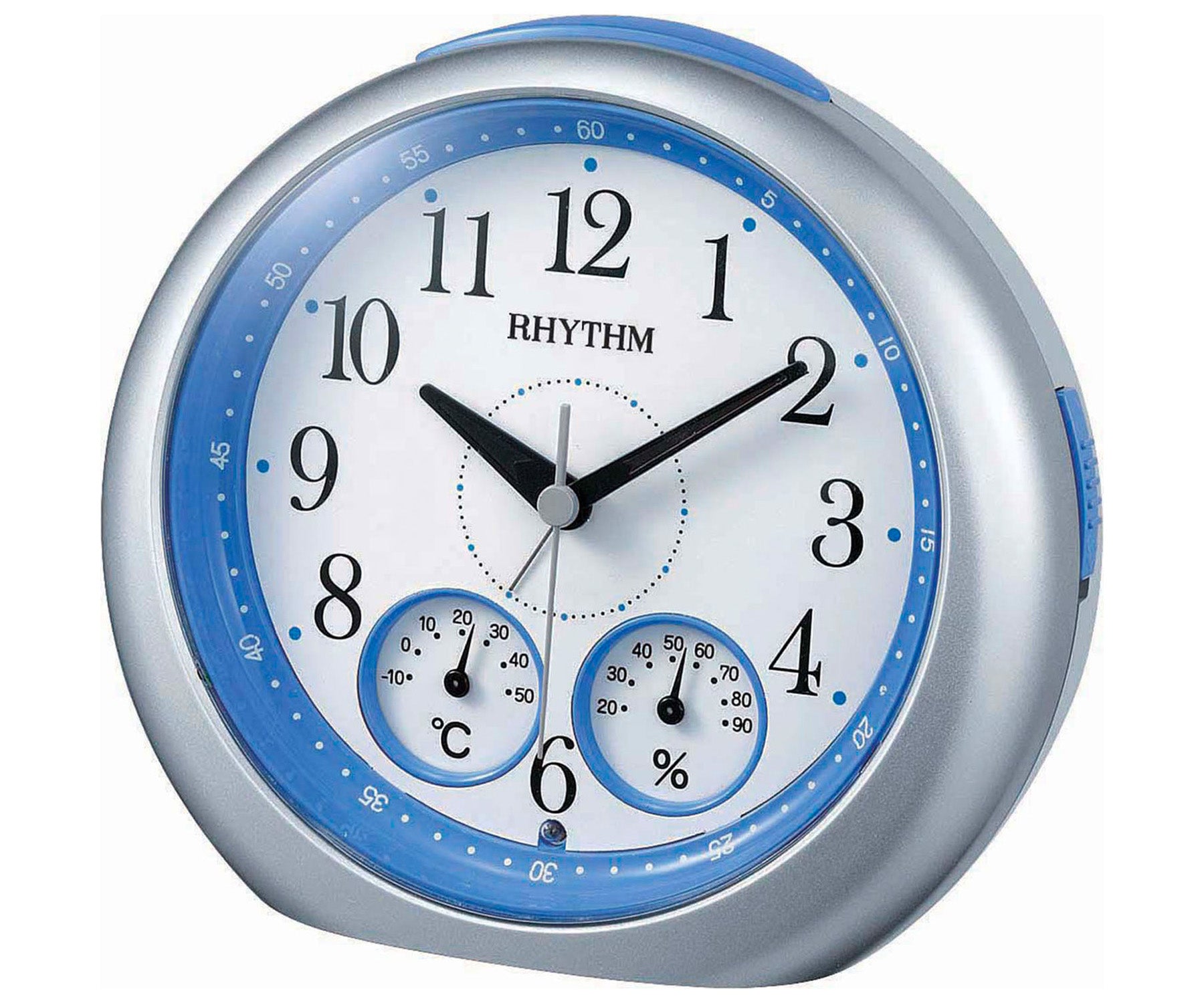 Rhythm, Super Silent Alarm Clock, 8RE642WR19