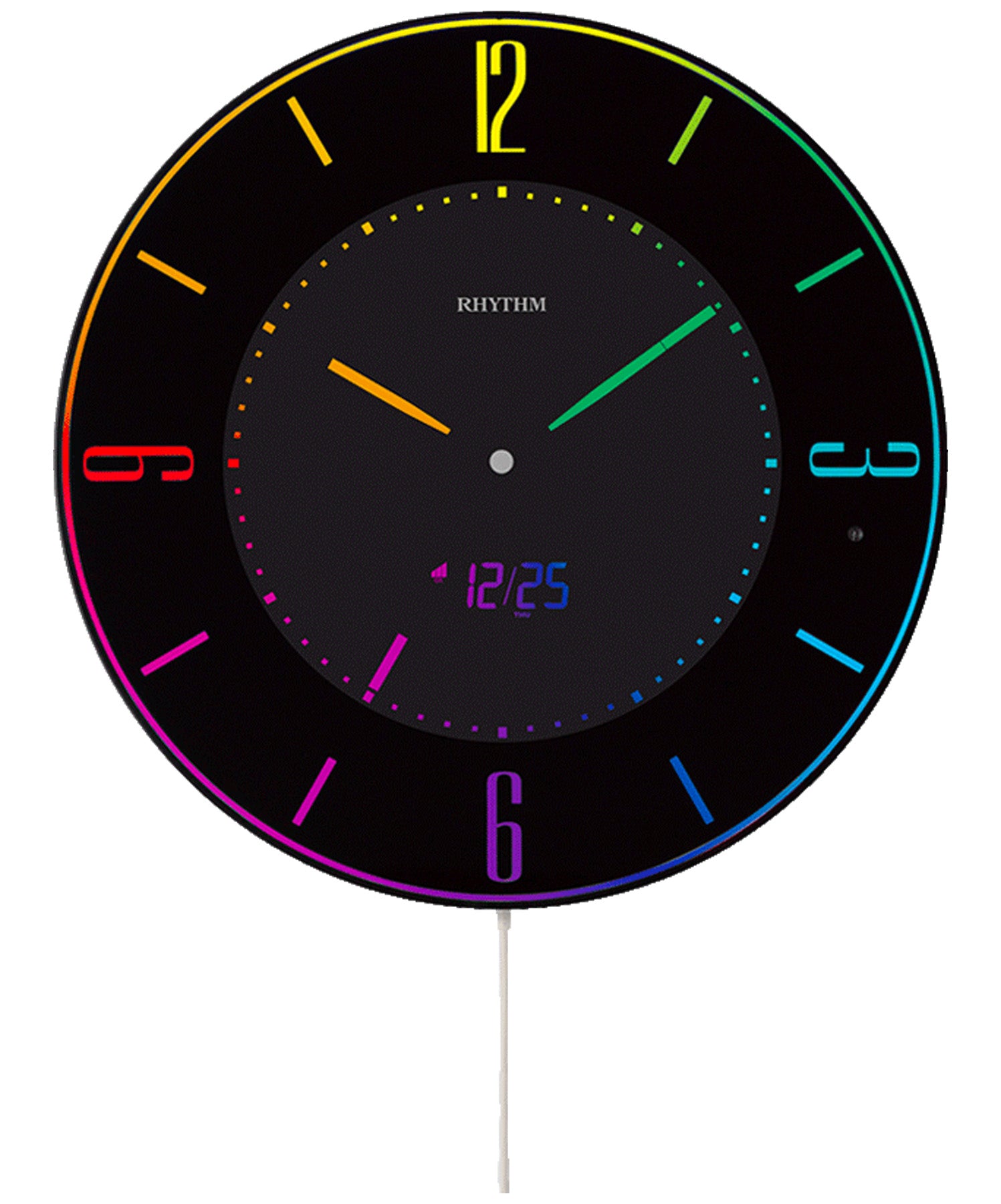 Rhythm, Digital Radio Wall Clock, 8RZ197SR02
