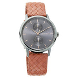 Titan Men's Watch Octane Collection Analog, Blue Dial Brown Leather Strap, 90118QL01