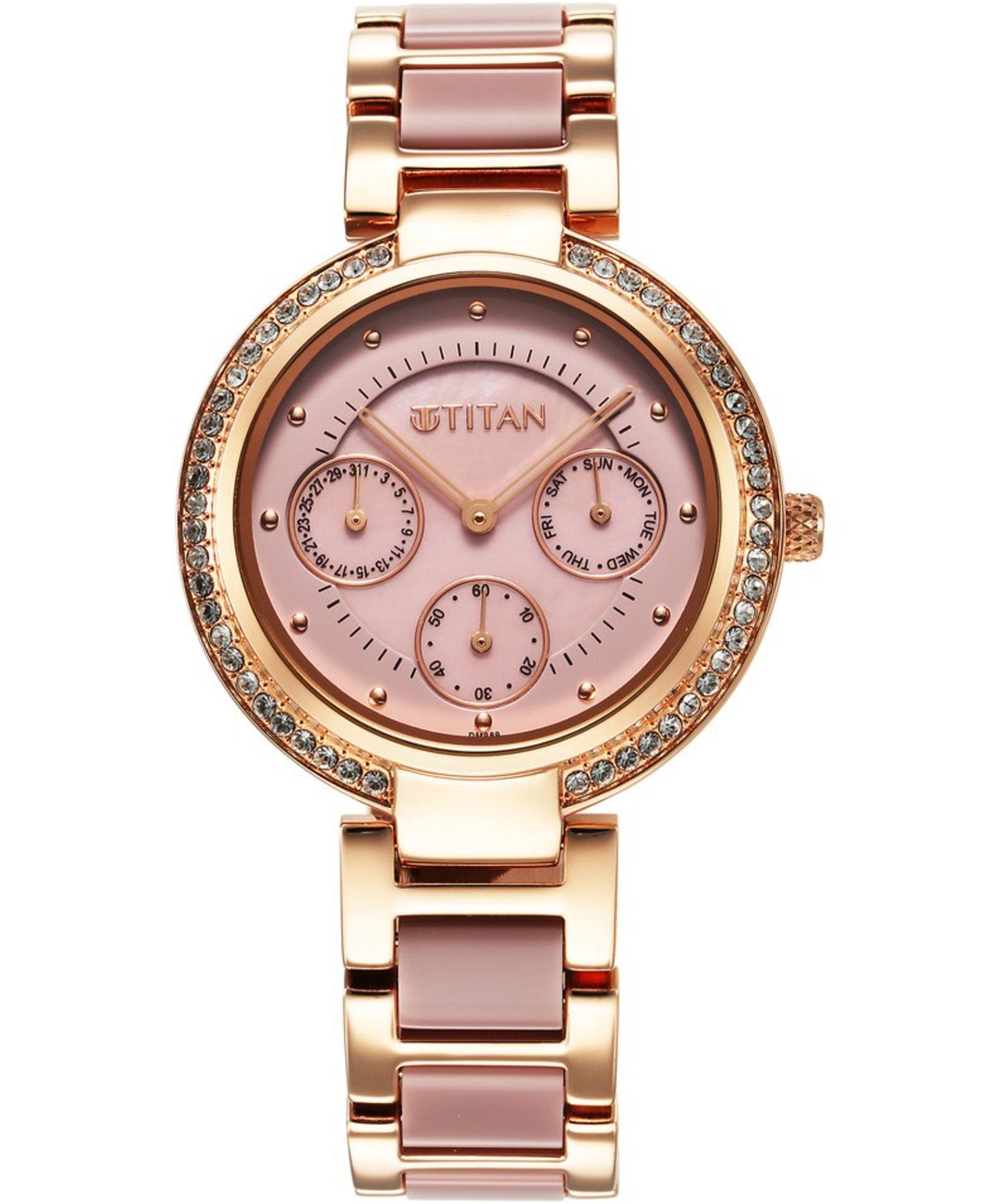 Titan, Women, Analog, Watch, Mother of pearl Dial, 95187KD02