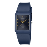 Casio Women's Watch Analog, Black Dial Blue Resin Strap, MQ-38UC-2A1DF