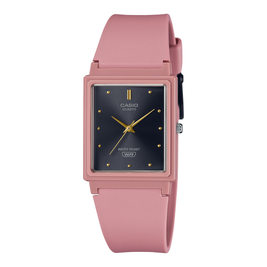 Casio men analog watch, black dial with comfortable strap, model CS-MQ-38UC-4ADF, Bahrain