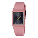Casio Women's Watch Analog, Black Dial Pink Resin Strap, MQ-38UC-4ADF