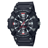 Casio Men's Watch Analog, Black Dial Black Resin Strap, MW-610H-1AVDF