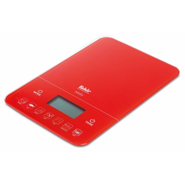 Fakir Molly Digital Kitchen Scale, Red, MOLLY RD