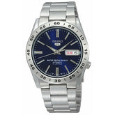 Seiko Men's Mechanical Watch Analog, Blue Dial Silver Stainless Band, SNKD99K authentic Seiko watch with original box and warranty papers