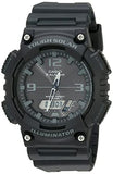 Casio Men's Watch Analog & Digital Combo, Black Dial Black Resin Strap, AQ-S810W-1A2VDF