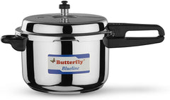 Butterfly Blue Line, Stainless Steel  7.5 Litre Pressure Cooker, BFLY7500SS