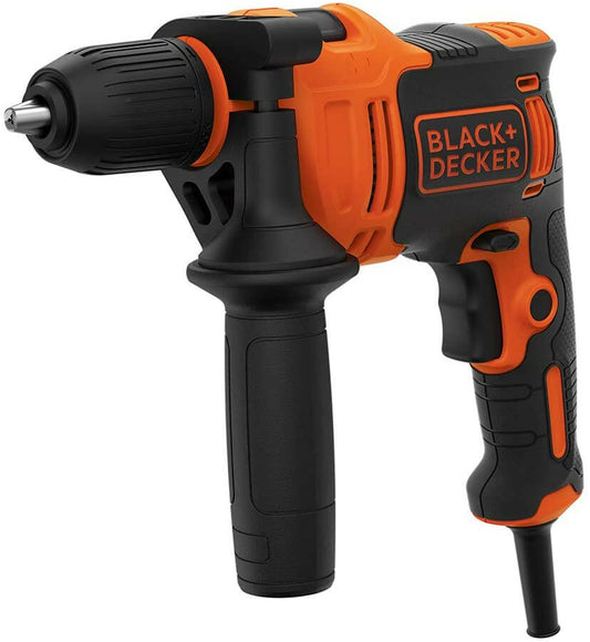 Black+Decker, 550W 2,800 RPM Corded Hammer Drill, BEH550-GB Drill BA-BEH550GB