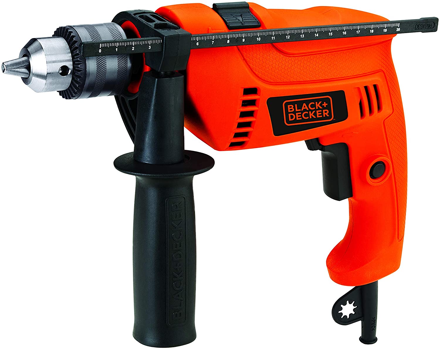 Black+Decker, Corded Electric Hammer Percussion Drill, HD650K-B5