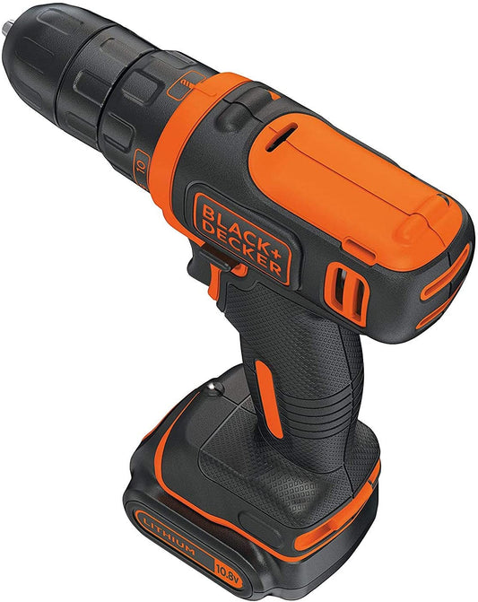 Black+Decker 10.8V Drill Driver 10MM, For All, BDCDD12-B5 Powertools BA-BDCDD12-B5