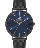 Beverly Hills Polo Club, Men's, Analog Watch, Black Dial, with Stainless Steel Band, BH-BP3130X.090