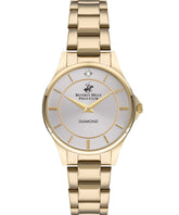 Beverly Hills Polo Club, Men's, Analog Watch, Silver Dial, with Stainless Steel Band, BH-BP3241X.130