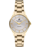 Beverly Hills Polo Club, Men's, Analog Watch, Silver Dial, with Stainless Steel Band, BH-BP3241X.130