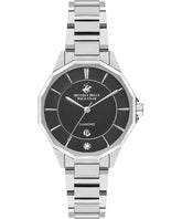 Beverly Hills Polo Club, Men's, Analog Watch, Black Dial, with Stainless Steel Band, BH-BP3376X.350