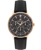 Beverly Hills Polo Club, Men's, Analog Watch, Black Dial, with Leather Band, BH-BP3391C.451