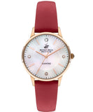 Beverly Hills Polo Club, Men's, Analog Watch, White Dial, with Leather Band, BH-BP3392C.428
