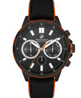 Beverly Hills Polo Club Men's watch, Black Dial, Black Fabric Strap, Wrist Watch,BP3402X.651
