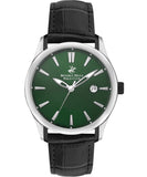 Beverly Hills Polo Club, Men's, Analog Watch, Black Dial, with Leather Band, BH-BP3410X.371