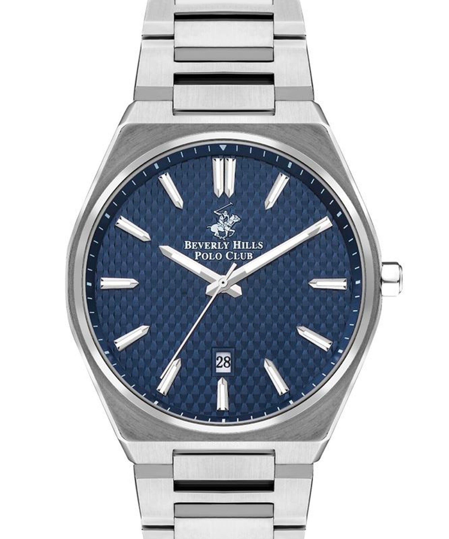 Beverly Hills Polo Club, Men's, Analog Watch, Blue Dial, with Stainless Steel Band, BH-BP3503X.390
