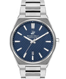 Beverly Hills Polo Club, Men's, Analog Watch, Blue Dial, with Stainless Steel Band, BH-BP3503X.390
